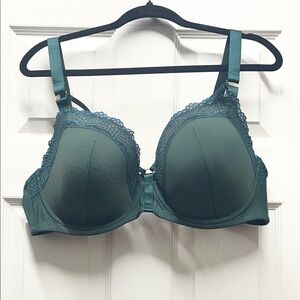 Green Lace-Trim Everyday T-Shirt Bra - Women Intimates